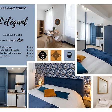 L'Elegant, Charmant Studio Hyper Centre Gare 800M Ажен Екстер'єр фото
